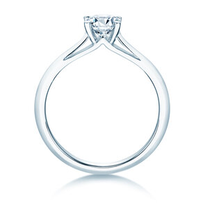 Verlovingsring Heaven 4 in 14K witgoud met diamant 0,75ct G/SI