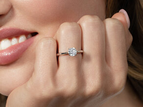 Verlovingsring Heaven 4 in 9K geelgoud met diamant 1,00ct H/SI