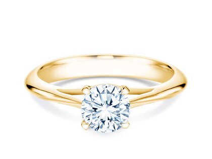 Verlovingsring Heaven 4 in 9K geelgoud met diamant 1,00ct H/SI