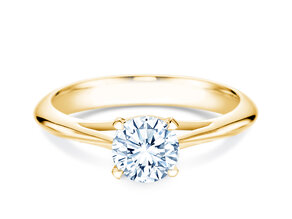 Verlovingsring Heaven 4 in 9K geelgoud met diamant 1,00ct H/SI