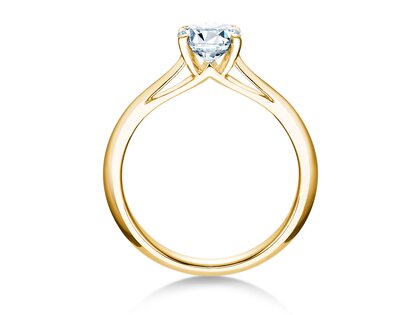 Verlovingsring Heaven 4 in 9K geelgoud met diamant 1,00ct H/SI