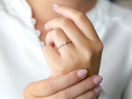 Verlovingsring Heaven 4 in zilver 925/- met diamant 0,10ct G/SI