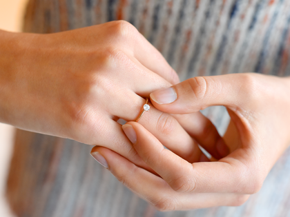Verlovingsring Heaven 4 in 9K roségoud met Lab-grown diamant 0,15ct E/VS