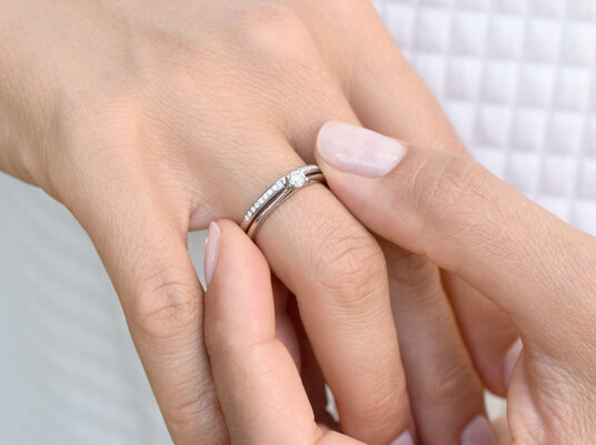 Verlovingsring Heaven 4 in zilver