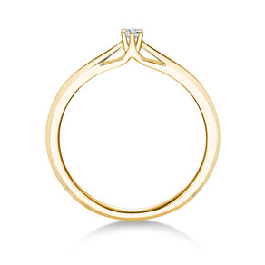 Verlovingsring Heaven 6 in 14K geelgoud met diamant 0,07ct
