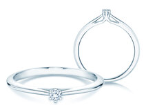 Verlovingsring Heaven 6 in zilver 925/- met diamant 0,05ct G/SI