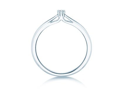 Verlovingsring Heaven 6 in zilver 925/- met diamant 0,05ct H/SI
