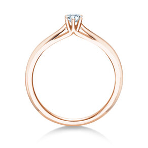 Verlovingsring Heaven 6 in 9K roségoud met diamant 0,20ct G/SI