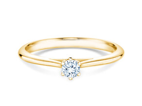 Verlovingsring Heaven 6 in 14K geelgoud met diamant 0,15ct H/SI