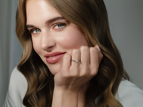 Verlovingsring Heaven 6 in 9K roségoud met diamant 0,20ct G/SI
