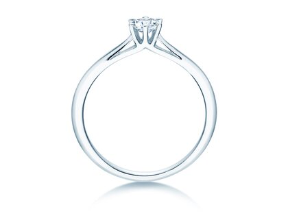 Verlovingsring Heaven 6 in 9K witgoud met diamant 0,25ct H/SI