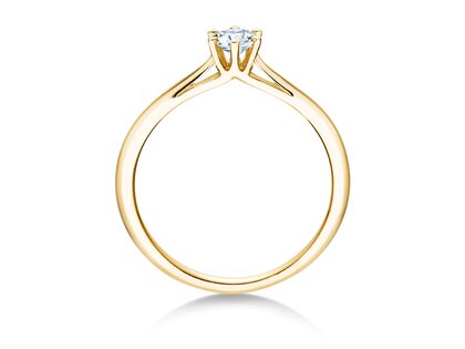 Verlovingsring Heaven 6 in 14K geelgoud met diamant 0,25ct G/SI