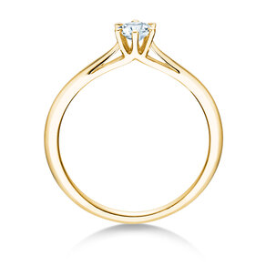 Verlovingsring Heaven 6 in 14K geelgoud met diamant 0,25ct G/SI
