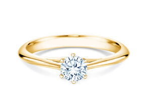 Verlovingsring Heaven 6 in 18K geelgoud met diamant 0,30ct H/SI