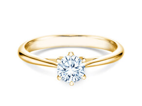 Verlovingsring Heaven 6 in 14K geelgoud met diamant 0,40ct H/SI