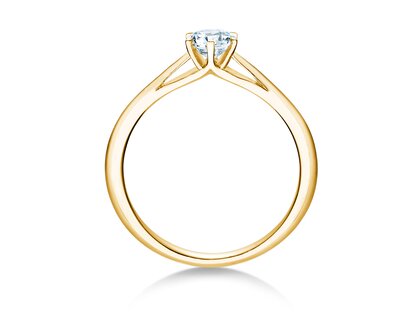Verlovingsring Heaven 6 in 14K geelgoud met diamant 0,40ct H/SI