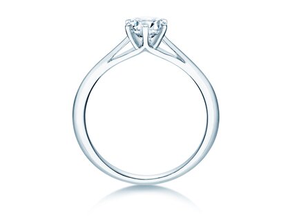 Verlovingsring Heaven 6 in 9K witgoud met diamant 0,60ct H/SI