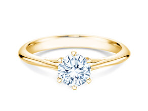 Verlovingsring Heaven 6 in 9K geelgoud met diamant 0,75ct G/SI