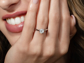Verlovingsring Heaven 6 in zilver 925/- met diamant 0,05ct G/SI