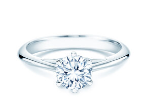 Verlovingsring Heaven 6 in 14K witgoud met diamant 1,25ct H/SI