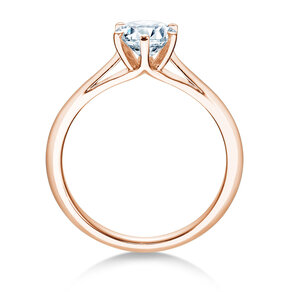 Verlovingsring Heaven 6 in 14K roségoud met diamant 1,00ct G/SI