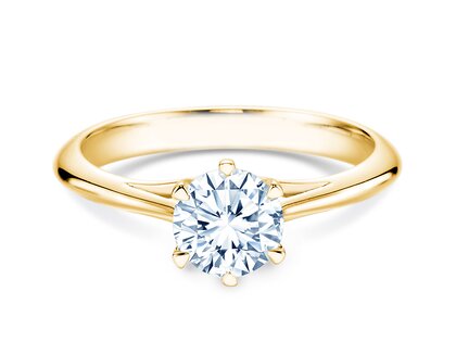 Verlovingsring Heaven 6 in 9K geelgoud met diamant 2,50ct G/SI