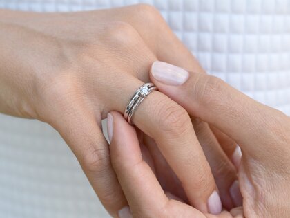 Verlovingsring Heaven 6 in 14K geelgoud met diamant 0,40ct H/SI