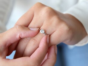 Verlovingsring Heaven 6 in 9K witgoud met Lab-grown diamant 0,75ct E/VS