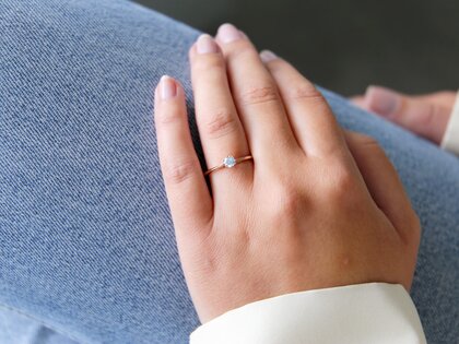 Verlovingsring Heaven 6 in 18K roségoud met Lab-grown diamant 0,25ct E/VS