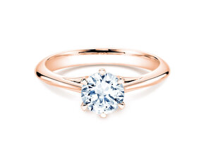 Verlovingsring Heaven 6 in 14K roségoud met Lab-grown diamant 1,00ct E/VS