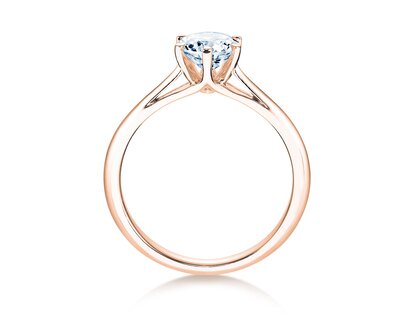 Verlovingsring Heaven 6 in 14K roségoud met Lab-grown diamant 1,00ct E/VS