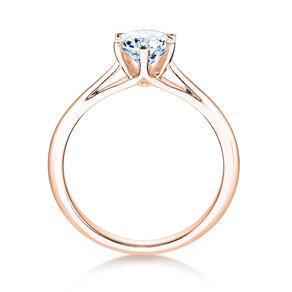 Verlovingsring Heaven 6 in 14K roségoud met Lab-grown diamant 1,00ct E/VS