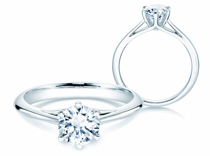 Verlovingsring Heaven 6 in 18K witgoud met Lab-grown diamant 2,00ct D/IF