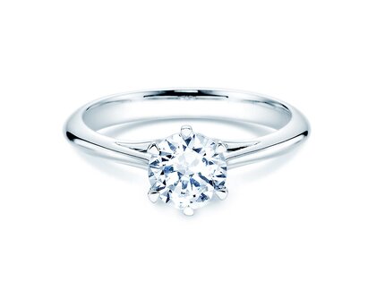 Verlovingsring Heaven 6 in 9K witgoud met Lab-grown diamant 1,00ct E/VS