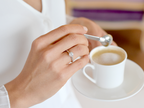 Verlovingsring Heaven 6 in 9K witgoud met Lab-grown diamant 1,00ct E/VS