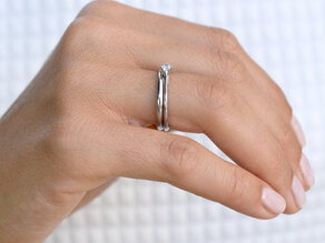 Verlovingsring Heaven 6 in zilver 925/- met Lab-grown diamant 0,15ct E/VS