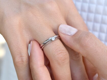 Verlovingsring Heaven 6 in 9K witgoud met Lab-grown diamant 0,25ct E/VS