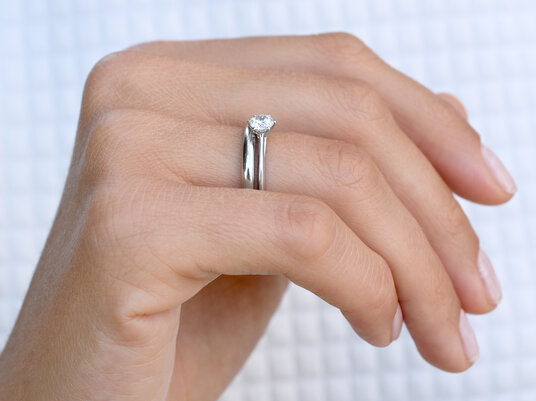 Verlovingsring Heaven 6 in zilver