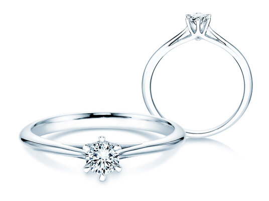 Verlovingsring Heaven 6 in platina 950/- met Lab-grown diamant 0,25ct E/VS