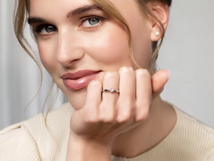 Verlovingsring Joy in 9K geelgoud met diamant 0,25ct G/SI