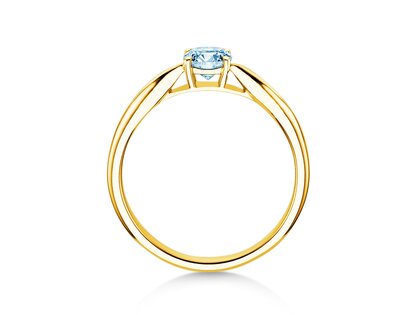 Verlovingsring Joy in 9K geelgoud met Lab-grown diamant 0,25ct E/VS