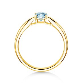 Verlovingsring Joy in 9K geelgoud met Lab-grown diamant 0,25ct E/VS
