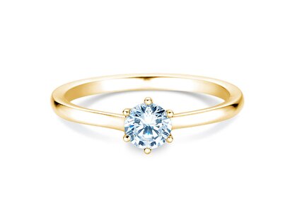 Verlovingsring Madison in 14K geelgoud met Lab-grown diamant 0,50ct E/VS