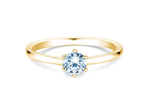 Verlovingsring Madison in 14K geelgoud met Lab-grown diamant 0,50ct E/VS