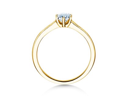 Verlovingsring Madison in 14K geelgoud met Lab-grown diamant 0,50ct E/VS
