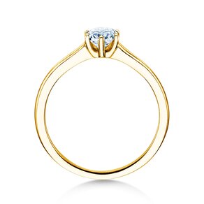 Verlovingsring Madison in 14K geelgoud met Lab-grown diamant 0,50ct E/VS