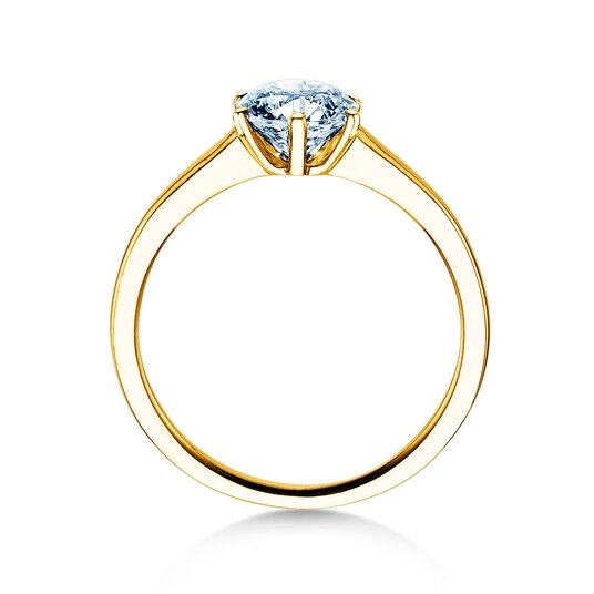 Verlovingsring Madison in 9K geelgoud met Lab-grown diamant 2,50ct E/VS