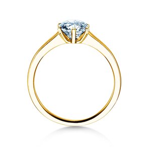 Verlovingsring Madison in 9K geelgoud met diamant 1,00ct H/SI