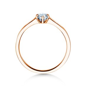 Verlovingsring Madison in 14K roségoud met diamant 0,25ct H/SI