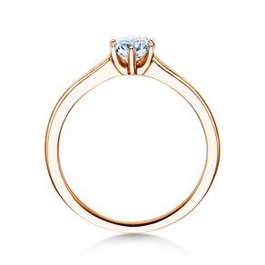 Verlovingsring Madison in 14K roségoud met diamant 0,50ct H/SI